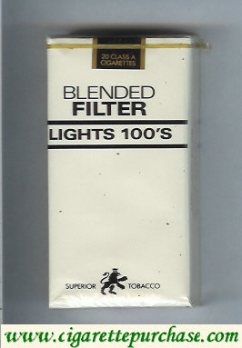 Blended Filter Lights 100s cigarettes USA